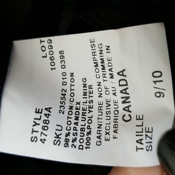 Le Château black Velvet pencil midi skirt - Picture 4 of 4